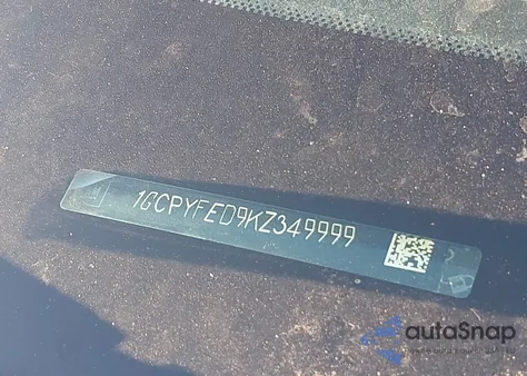 2019 Chevrolet Silverado 1500 Lt Trail Boss из США, поврежденный, VIN 1GCPYFED9KZ349999